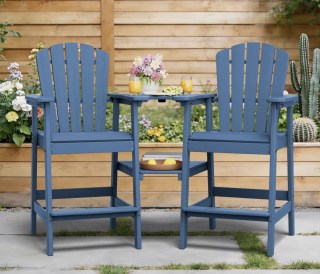 Rosecliff Heights Wolak Outdoor Adirondack Chair Set