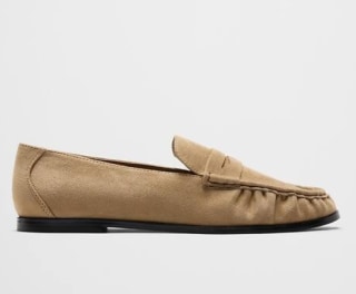 Banana Republic Vegan Leather Gathered Loafer