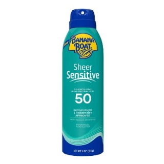 Banana Boat Sheer Sensitive Sunscreen Spray SPF 50
