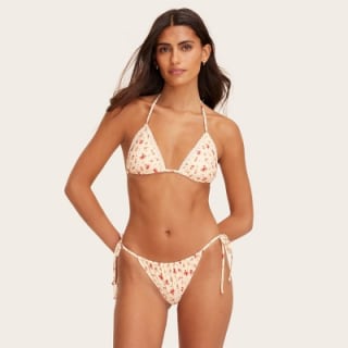 Parke x Target Eyelet Trim Triangle Bikini Top