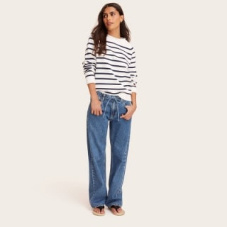Parke x Target Mid-Rise Drawstring Baggy Jeans 