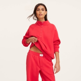 Parke x Target Snap Mockneck Popover Sweatshirt 