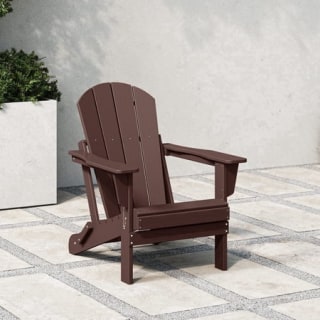 WestinTrends Malibu Outdoor Folding Adirondack Chair