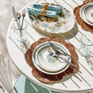 Threshold designed with Studio McGee Melamine Braided Edge Dinner Plate
