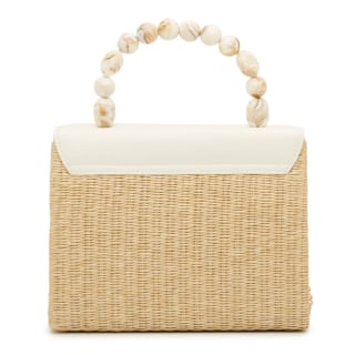 Crown Vintage Stone Handle Satchel