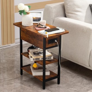 Yoobure End Table with Charging Station