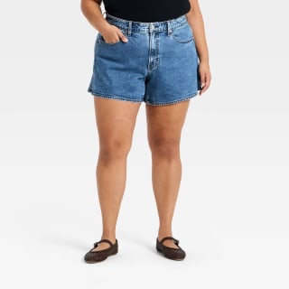 Universal Thread High-Rise A-Line Denim Shorts
