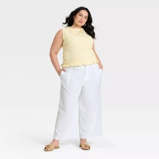 A New Day High-Rise Linen Belted Pants