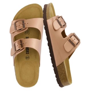 Cushionaire Women's Lane Cork Footbed Sandals