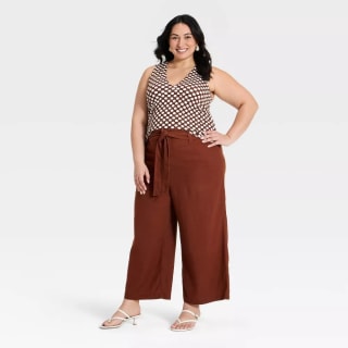 A New Day High-Rise Linen Belted Pants