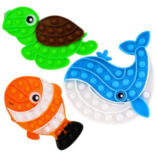 Ocean Animal Bubble Pop Fidget Toys