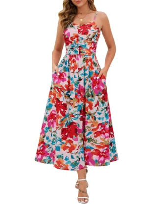 Annebouti Spaghetti Strap Maxi Dress