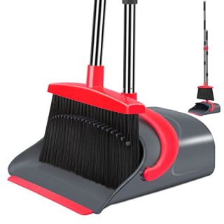Ivandar Broom and Dustpan Set