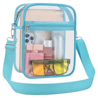 Uspeclare Clear Stadium Crossbody Purse