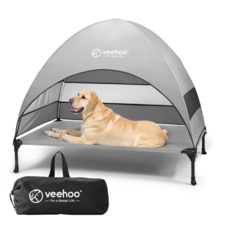 Veehoo Outdoor Dog Bed with Canopy