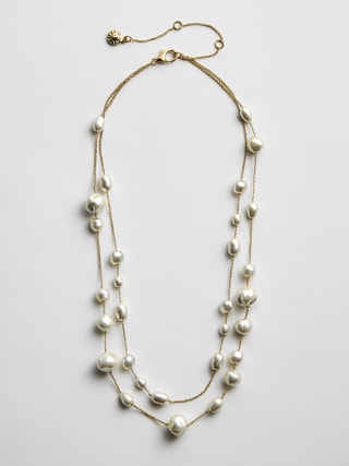 BaubleBar Blair Layered Pearl Necklace