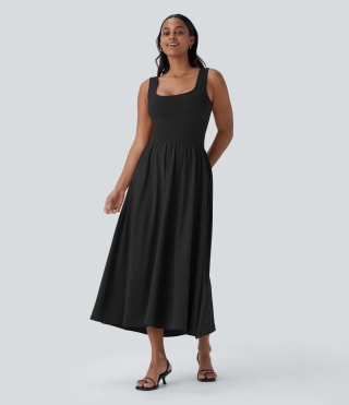 Halara Breezeful™ Sleeveless Cut Out Maxi Casual Dress