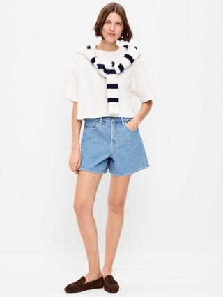 Old Navy High-Waisted Wow Baggy Jean Shorts