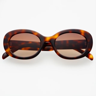 Aria Tortoiseshell  Cateye Sunglasses