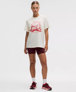 Lululemon Jersey Training Short-Sleeve Shirt Run With Us