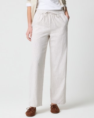 J.Crew Factory Slim Wide-Leg Drawstring Pant