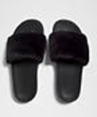 Lululemon Restfeel Faux Fur Slide