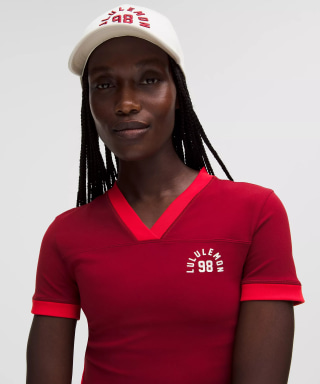 Lululemon Nulu Sporty Trim Short-Sleeve Shirt