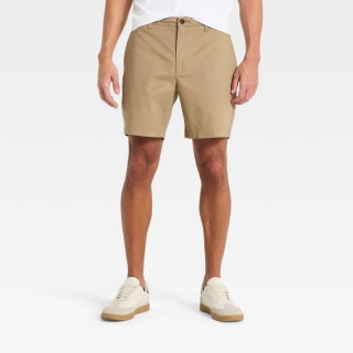 Goodfellow & Co Men's Flat Front Shorts (7 Inch)