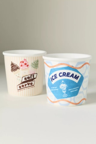 Anthropologie Glace Stoneware Ice Cream Bowl