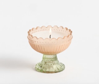 Fluted Flower Candle