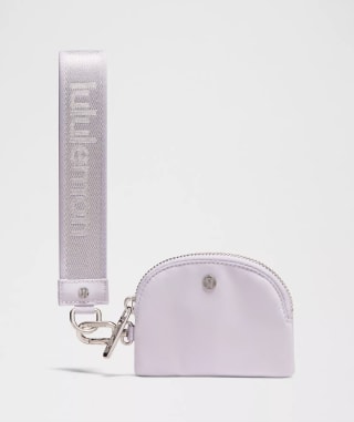 Lululemon Dual Pouch Wristlet Metallic Wordmark