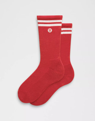 Lululemon Unisex Daily Essential Quarter Socks Stripe