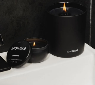 Apotheke Charcoal Mini Candle Tin