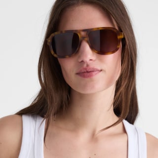 Madewell Logaan Aviator Sunglasses