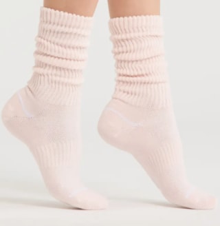 Nordstrom Athleisure Slouch Rib Crew Socks