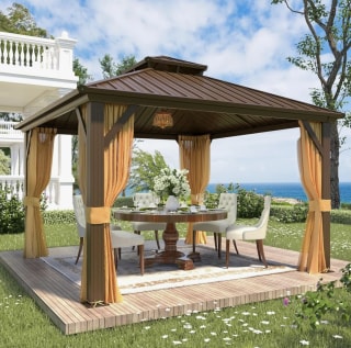 Wayfair Outdoor Hardtop Gazebo With Aluminum Frame & Double Galvanized Steel Roof