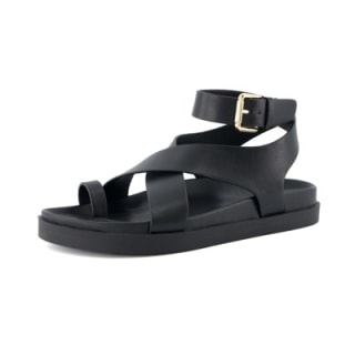 Cushionaire Entry Ankle Wrap Footbed Sandal