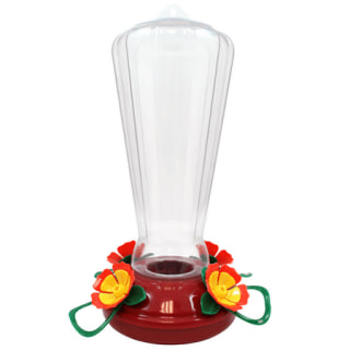 More Birds Hollyhock Hummingbird Feeder 