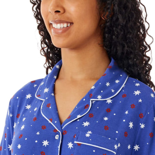 Member's Mark Americana Notch Collar Short Sleeve and Short Pajama Set