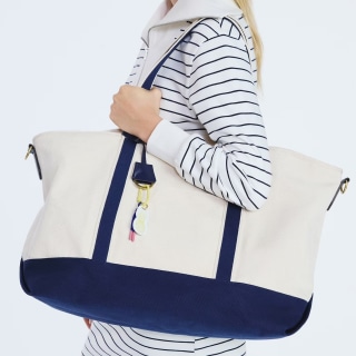 Free Assembly Canvas Boat Tote