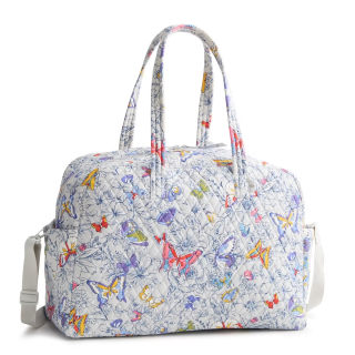 Vera Bradley Outlet Cotton Large Weekender Travel Bag