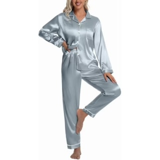 Dakimoe Silky Satin Pajamas Set
