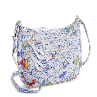 Vera Bradley Outlet Cotton Trio Zip Hipster Crossbody Bag