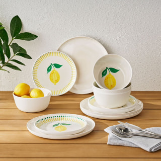 Member's Mark Bamboo Melamine Dinnerware Set (12 Piece)