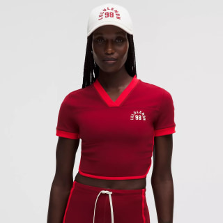 Lululemon Nulu Sporty Trim Short-Sleeve Shirt