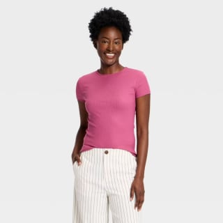 A New Day Modern Ribbed T-Shirt