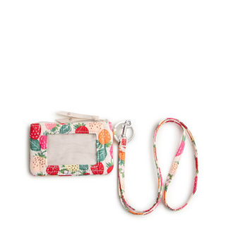 Vera Bradley Outlet Ultralight Zip ID and Lanyard