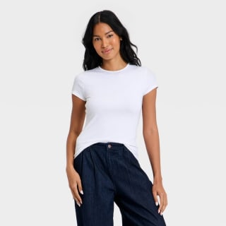 A New Day Modern Ribbed T-Shirt