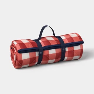 Room Essentials Gingham Portable Picnic Blanket