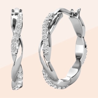 Cate & Chloe Lauren 18k White Gold Plated